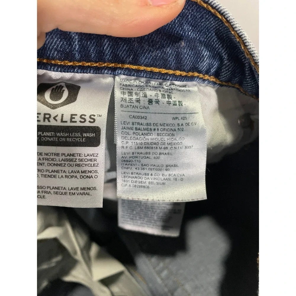 Levis 514 Straight Fit‎ Mens Jeans W36 L32 Medium Wash Blue Denim 00514-0402